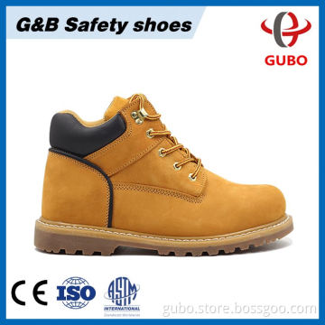 Mining S2 medical heel energy absorption cattle hide safety shoes stock lot